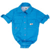 Bullred baby fishing outfit toddler clothes ocean blue color