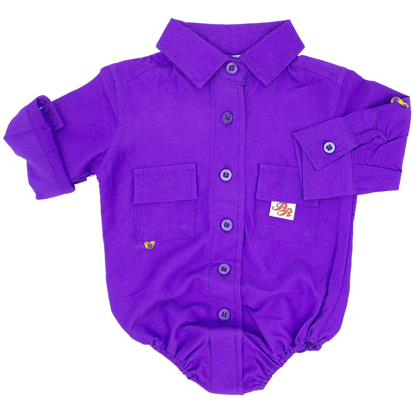 BullRed Clothing BullRed unisex One Piece Onesie Fishing Shirt Pink Size 12M, Infant Unisex, Size: 12 Months