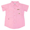 Kids Toddler Girls fishing shirts authentic pink color