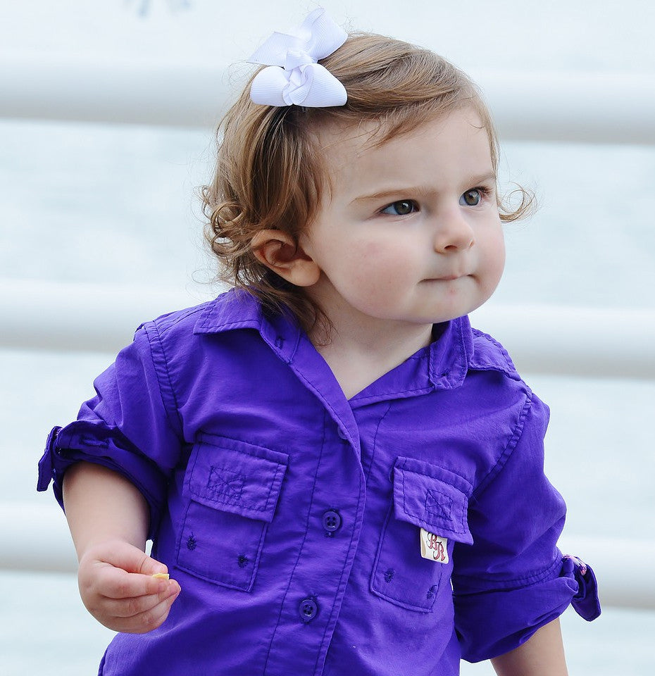 BullRed Clothing The Original Infant Fishing Shirt, Infant Boy's, Size: 18 Months, Purple